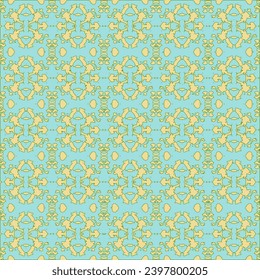 Geometry texture repeat creative modern pattern geometric grunge blue and beige white background.  Abstract geometric background.