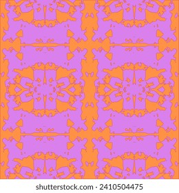 Geometry texture repeat creative modern pattern geometric grunge blue and beige white background. Bizarre Art Illustration
