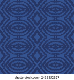 Geometry texture repeat creative modern pattern geometric grunge blue and beige white background. Bizarre Art Illustration