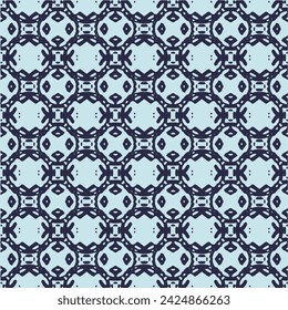 Geometry texture repeat creative modern pattern geometric grunge blue and beige white background. Bizarre Art Illustration