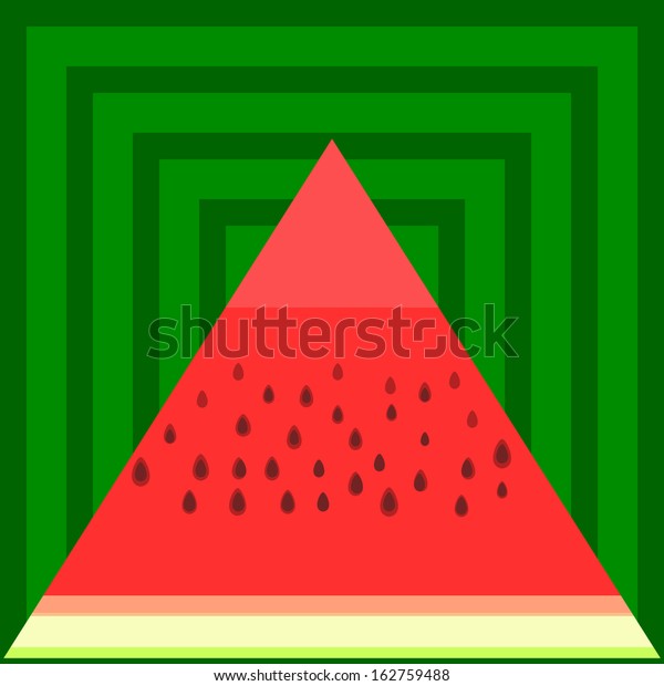 Geometry Texture Watermelon Stock Vector (Royalty Free) 162759488 ...