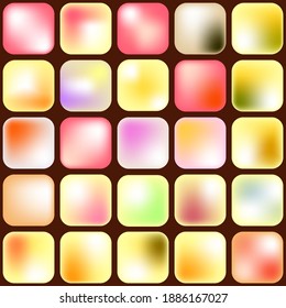 Geometry tiles mosaic multicolor glittering seamless pattern. An artistic poster with a simple square shape for web banner, business presentation, cover, paper, scrapbooking, textiles, wallpaper