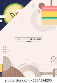 Geometry Traditional Korean Brochure Template 