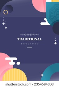 Geometry Traditional Korean Brochure Template 