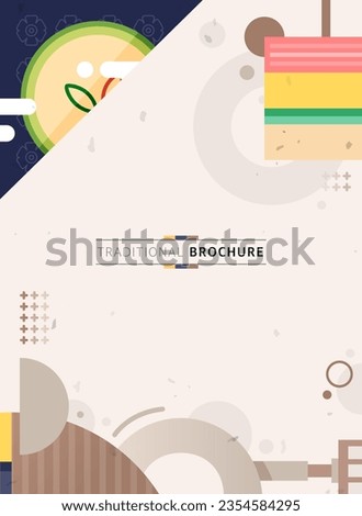 Geometry Traditional Korean Brochure Template 