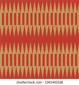Geometry triangle shapes primitive tribal pattern