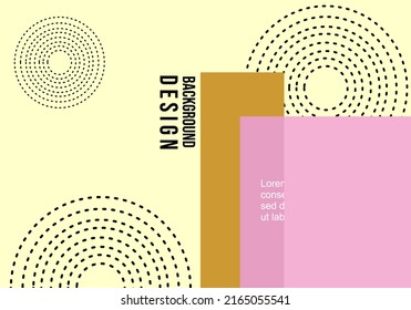 geometry vector design. Abstract brown aesthetic background. for presentation design, cover, banner