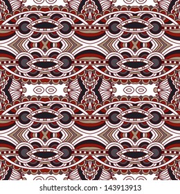 geometry vintage floral seamless pattern