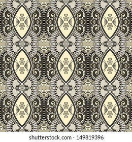 geometry vintage floral seamless pattern