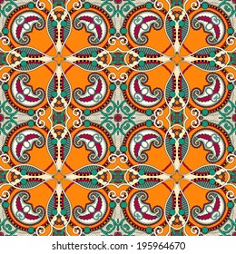 geometry vintage floral seamless pattern, ethnic style, you can use for packaging, textile design or scrapbooking