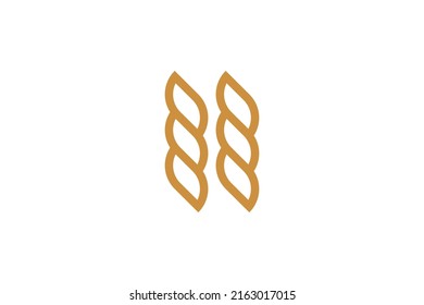 Geometry Vintage Monoline Logo Vector