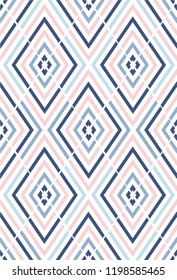 geometry zig zag vector pattern. ethnic seamless ornament. Abstract background - colorful lines. Vector illustration.