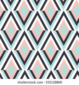 geometry zig zag vector pattern. ethnic seamless ornament. Abstract background - colorful lines. Vector illustration.