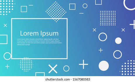 geomtery background design modern style technology. mathematics.