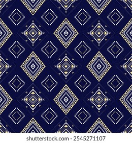Geonertic ethnic seamless pattern Traditional abric, navajo, native american,  ornate elements with ethnic patterns design for textiles, rugs, curtain, carpet, wallpaper