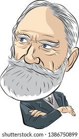 George Bernard Shaw Vectorel Caricature