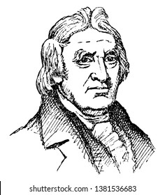 George Clinton, 1739-1812, he was an American soldier and statesman, vice president of the United States and governor of New York, one of the founding fathers of the United States, vintage