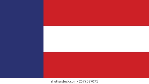 Georgia (1879-1902) Flag Vector Illustration Premium Quality