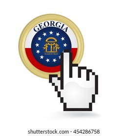 Georgia Button Click