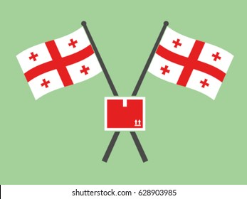 Georgia Emblem Delivery Box