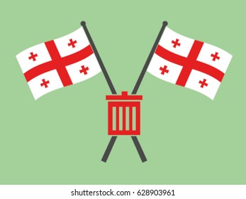 Georgia Emblem Trash