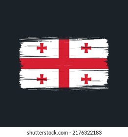 Georgia Flag Brush. National Flag