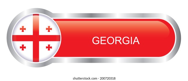 Georgia Flag glossy banner