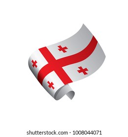 Georgia flag, vector illustration