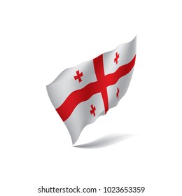 Georgia flag, vector illustration