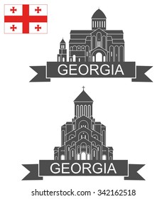 Georgia. Logo. EPS 10. Vector illustration