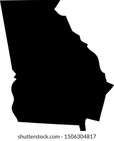 Georgia - map state of USA