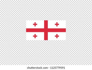 Georgia national flag red cross Asia Europe coat of arms symbol sign