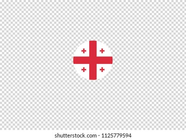 Georgia national flag red cross Asia Europe coat of arms symbol sign