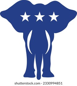 Georgia State Elephants, Republican party logo 