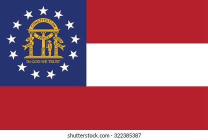 Georgia State Flag