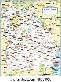 Georgia State Map