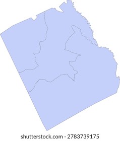 Georgia State Wilkinson County vector Census Tract polygon based on Tiger 2020 Census Data
