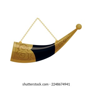 Georgia tourism composition with flat isolated national country symbol stereotype image on blank background vector illustration