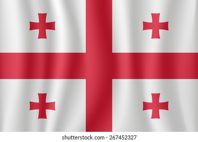 Georgia waving flag