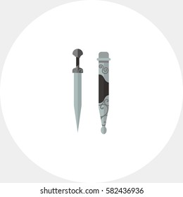 Georgian dagger with hose icon