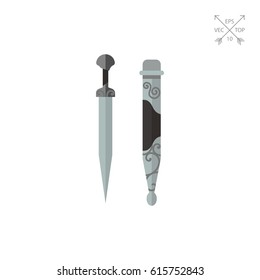 Georgian dagger with hose icon