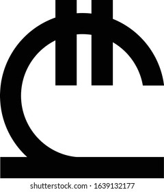 Georgian Lari icon GEL money symbol