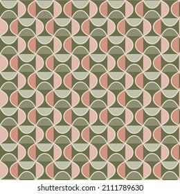 Georgian tile ornament. Vector design for fashion print and backgrounds.