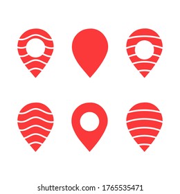 Geotag Sign Geolocation Icon Map Mark Stock Vector (Royalty Free ...