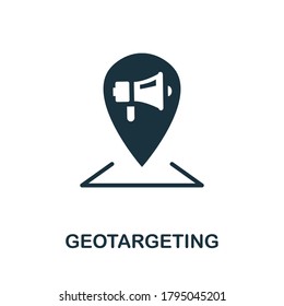 Geotargeting Icon. Simple Element From Social Media Collection. Creative Geotargeting Icon For Web Design, Templates, Infographics And More