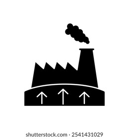 geothermal concept line icon. Simple element illustration. geothermal concept outline symbol design.