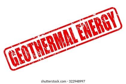 GEOTHERMAL ENERGY red stamp text on white