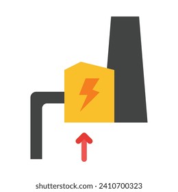 Geothermal Vector Flat Icon For Personal And Commercial Use.

