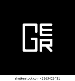 GER letter logo vector design, GER simple and modern logo. GER luxurious alphabet design  