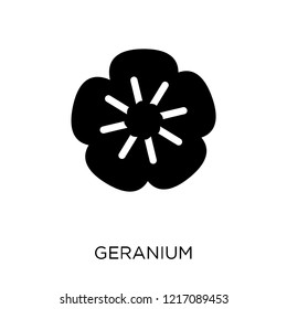 Geranium icon. Geranium symbol design from Nature collection. Simple element vector illustration on white background.